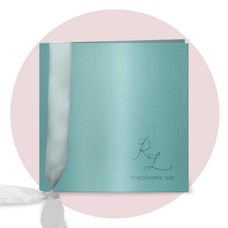 Immagine prodotto: Libretto messa formato quadrato, spillato in cartoncino pregiato tipo: STARDREAM LAGOON